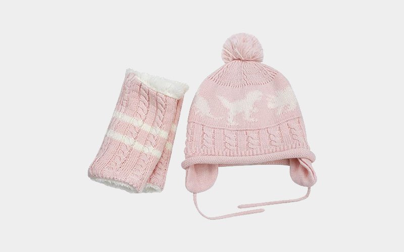Duoyeree newborn winter warm knit beanie