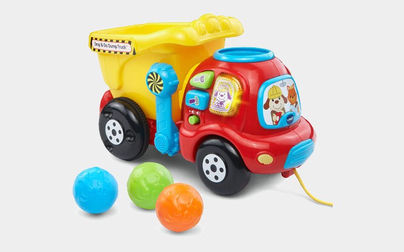 Vtech drop and go dump truck car for toddlers to enjoy