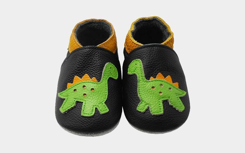 Sayoyo baby skull soft-sole leather shoes for infants & toddlers