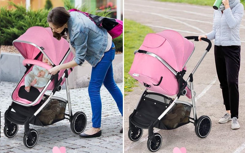 Foldable infant pram stroller for 0-36 months babies